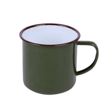 Load image into Gallery viewer, Taza de esmalte de Estilo Vintage para beber café oso té Camping senderismo
